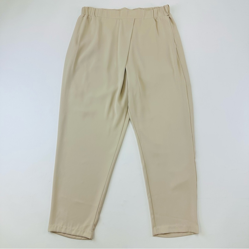 Uchuu Montreal beige pullon stretch pants XL women Size 14 neutral